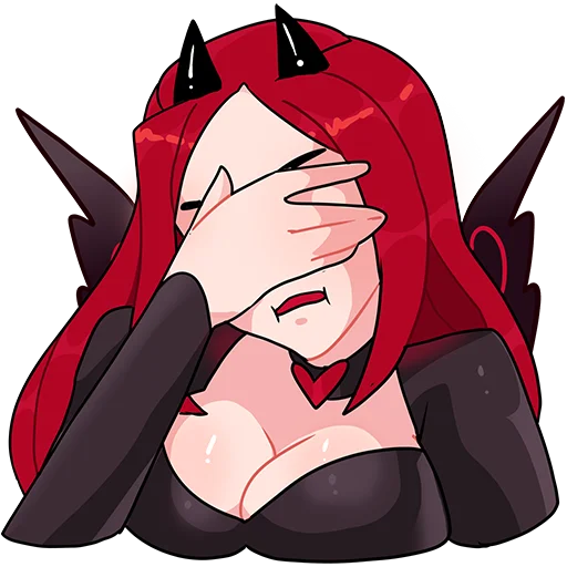 🤭 Стикер «Angel & Demon» для Telegram