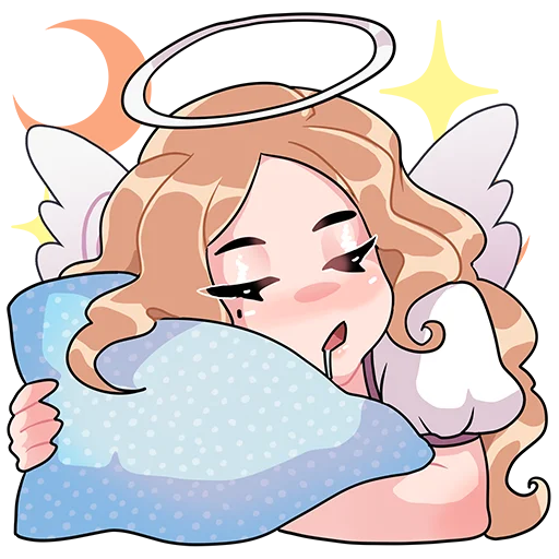 😴 Стикер «Angel & Demon» для Telegram