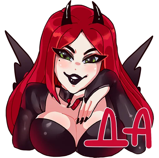 Стикерпак Angel & Demon для Telegram