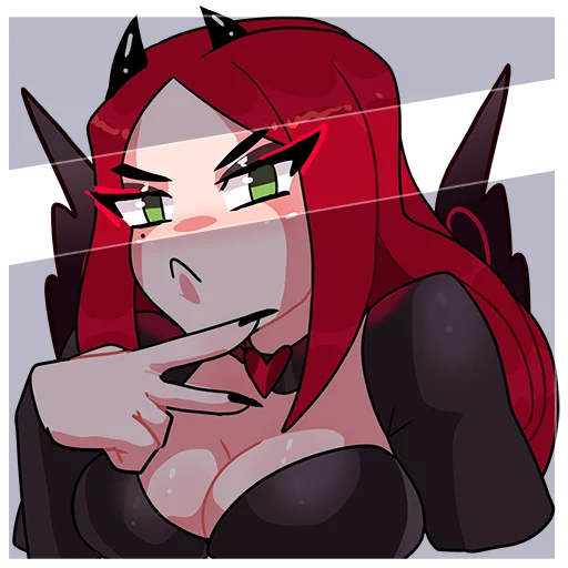 🤨 Стикер «Angel & Demon» для Telegram