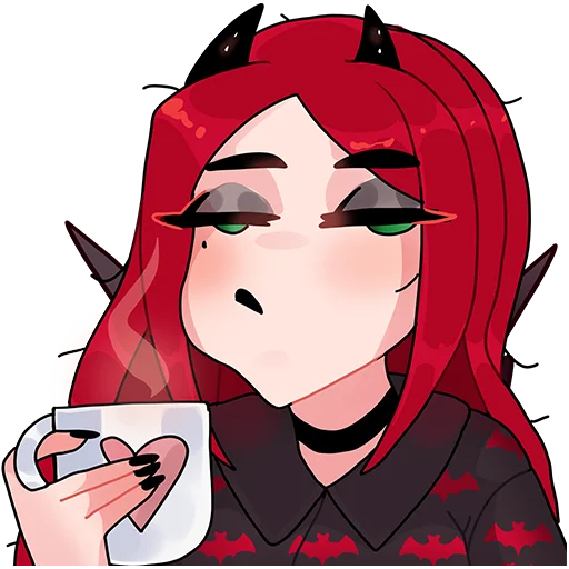 ☕️ Стикер «Angel & Demon» для Telegram
