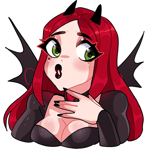 😲 Стикер «Angel & Demon» для Telegram
