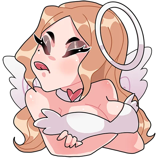 😝 Стикер «Angel & Demon» для Telegram