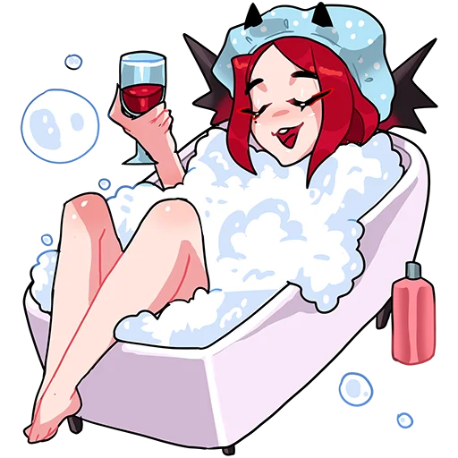 🧖‍♀️ Стикер «Angel & Demon» для Telegram
