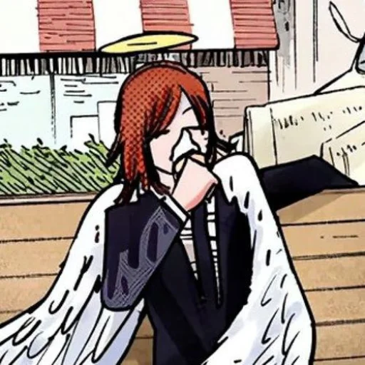 🪽 Стикер «Angel Devil Chainsaw Man» для Telegram