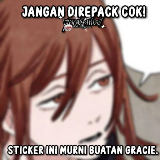 🗑 Стикер «Angel Devil Chainsaw Man» для Telegram