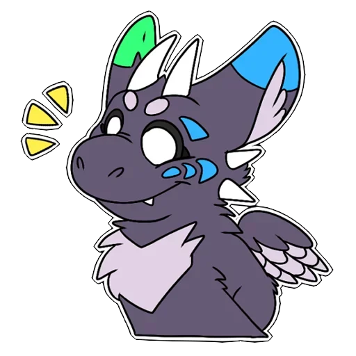 Стикерпак Angel Dragon для Telegram
