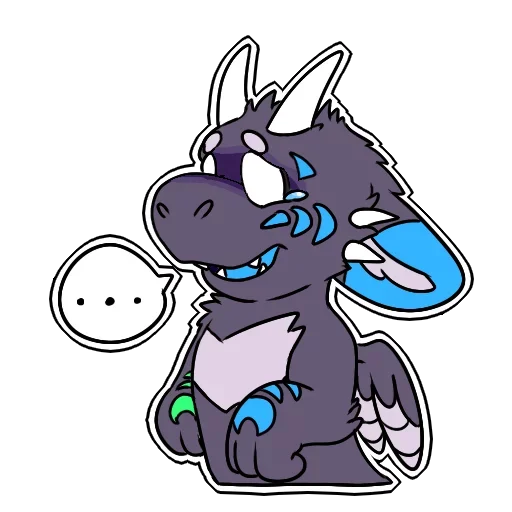 🤔 Стикер «Angel Dragon» для Telegram