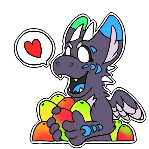 🥰 Стикер «Angel Dragon» для Telegram