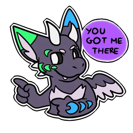😚 Стикер «Angel Dragon» для Telegram