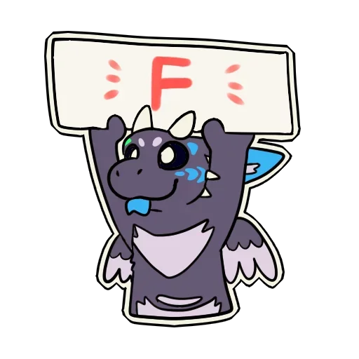 😚 Стикер «Angel Dragon» для Telegram