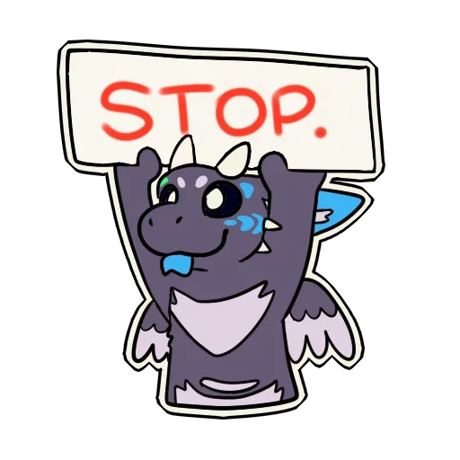 😚 Стикер «Angel Dragon» для Telegram