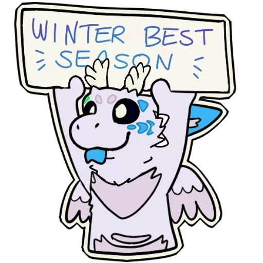 😚 Стикер «Angel Dragon» для Telegram