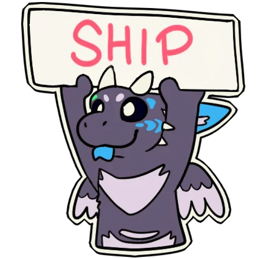 😌 Стикер «Angel Dragon» для Telegram