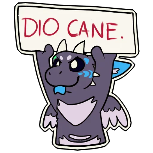 😌 Стикер «Angel Dragon» для Telegram