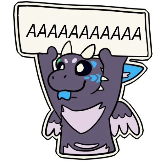 😙 Стикер «Angel Dragon» для Telegram
