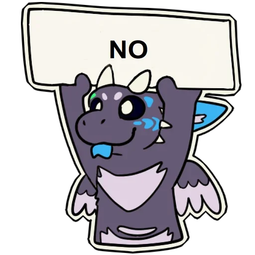 😚 Стикер «Angel Dragon» для Telegram