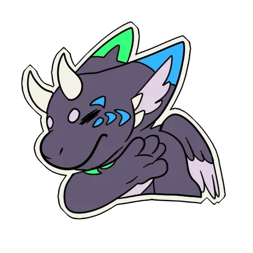 😉 Стикер «Angel Dragon» для Telegram