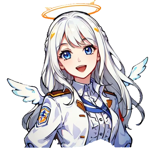 😃 Стикер «Ангелика и Аля чан» для Telegram