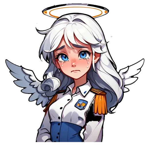 😢 Стикер «Ангелика и Аля чан» для Telegram