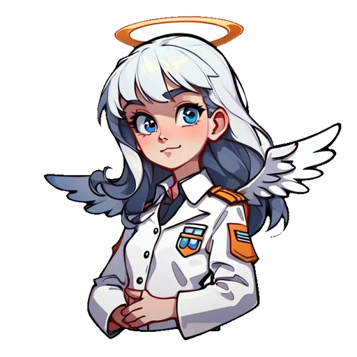 😊 Стикер «Ангелика и Аля чан» для Telegram