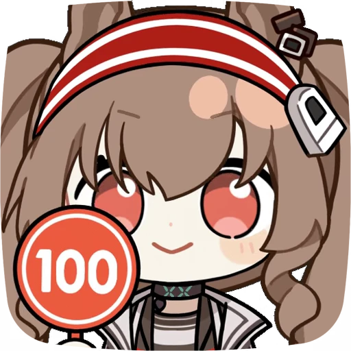 💯 Стикер «Angelina Ajime Arknights» для Telegram