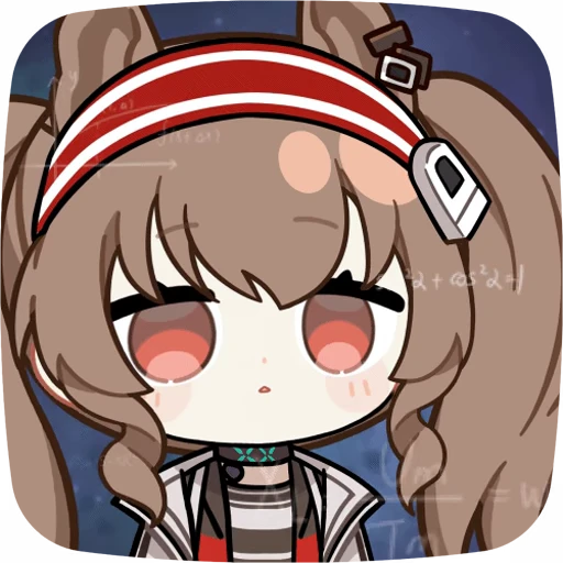 🤨 Стикер «Angelina Ajime Arknights» для Telegram