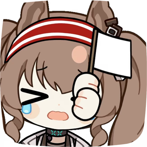 😫 Стикер «Angelina Ajime Arknights» для Telegram