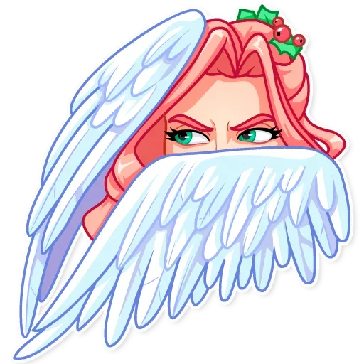 👀 Стикер «Christmas Angel» для Telegram