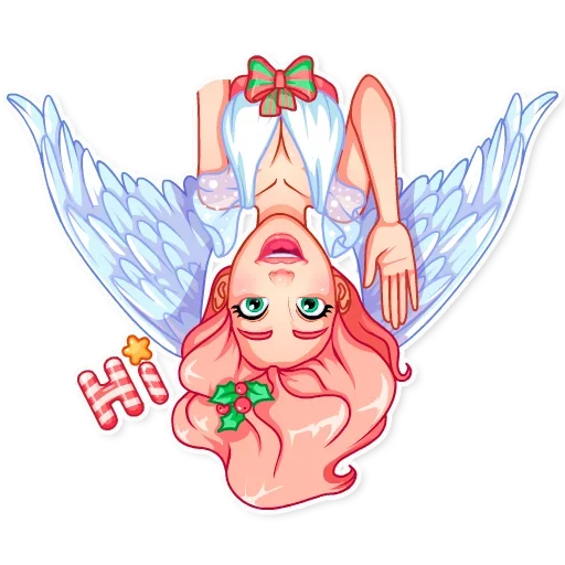 👋 Стикер «Christmas Angel» для Telegram