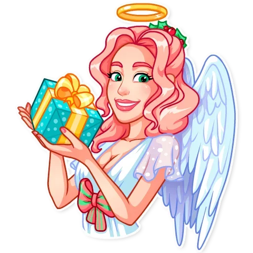 🎁 Стикер «Christmas Angel» для Telegram