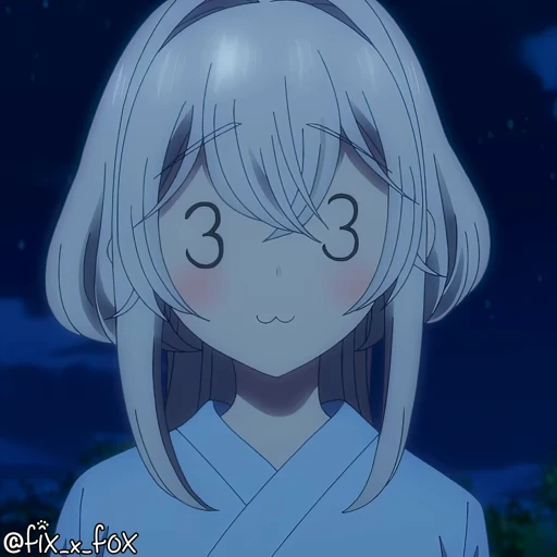 😵‍💫 Стикер «One Room Hiatari Futsuu Tenshi tsuki» для Telegram