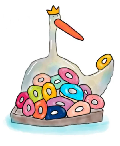 🍕 Стикер «Гусик» для Telegram