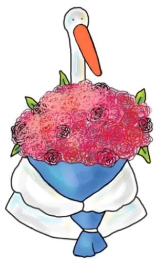 🌺 Стикер «Гусик» для Telegram