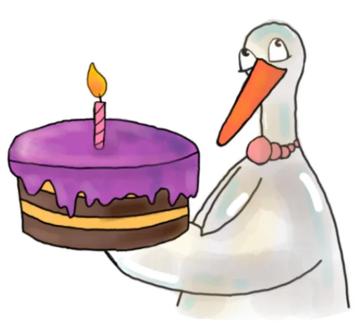 🎂 Стикер «Гусик» для Telegram