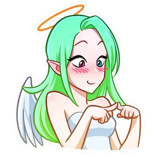 😇 Стикер «Ангел Николь» для Telegram
