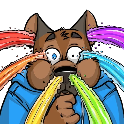 😲 Стикер «Angel or Demon ART» для Telegram