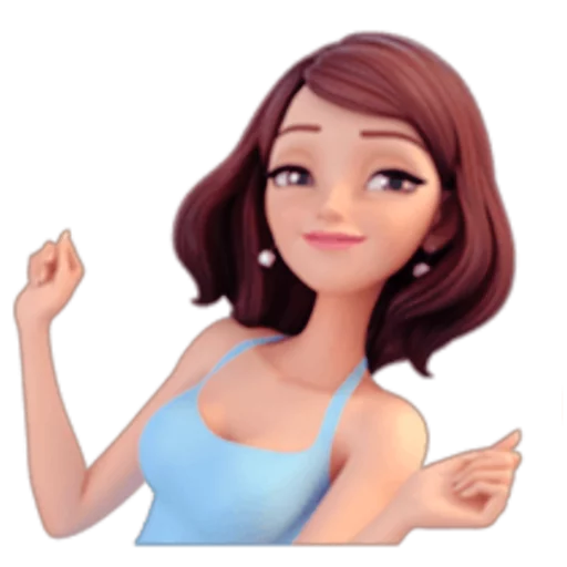 🎶 Стикер «Brunette» для Telegram