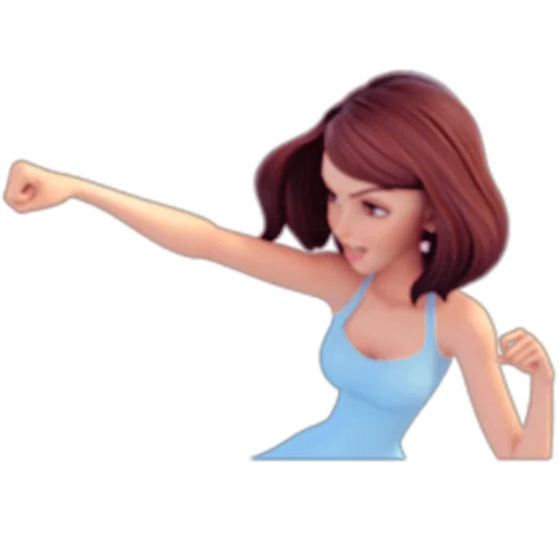 👊 Стикер «Brunette» для Telegram