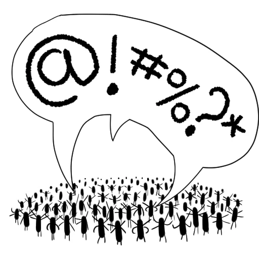 🤬 Стикер «Злые мураши» для Telegram