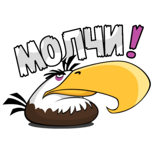 🤫 Стикер «Angry Birds in Russia» для Telegram