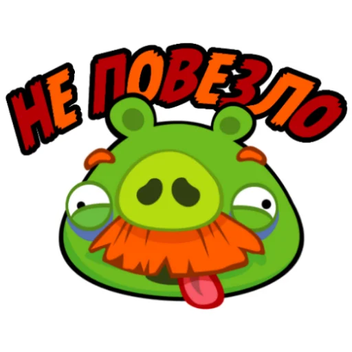 😛 Стикер «Angry Birds in Russia» для Telegram