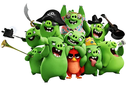 🤗 Стикер «Angry Birds Movie» для Telegram
