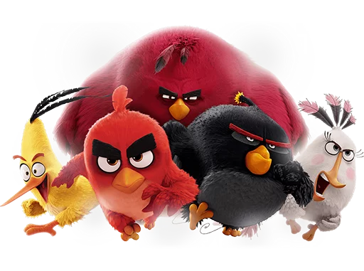 😈 Стикер «Angry Birds Movie» для Telegram