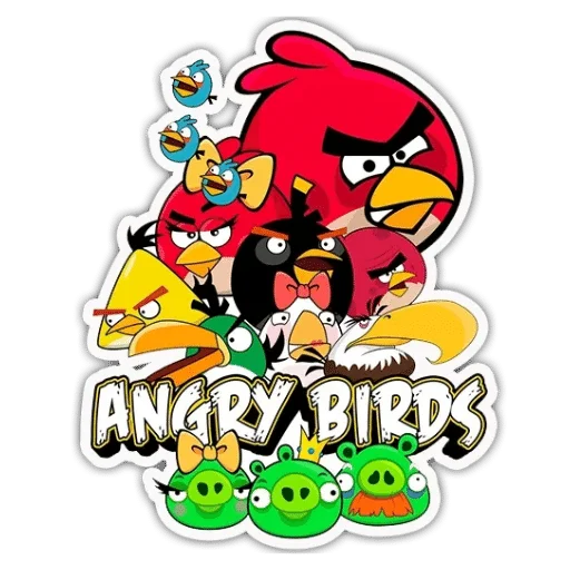 🕊️ Стикер «Angry Birds Shop» для Telegram