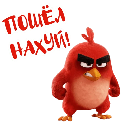 Стикерпак Angry Birds Shop для Telegram