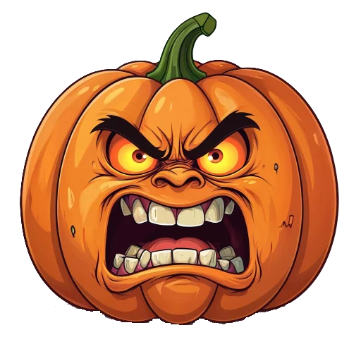 🎃 Стикер «злые овощи» для Telegram