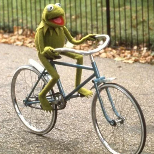 🚲 Стикер «Лягушонок Кермит» для Telegram