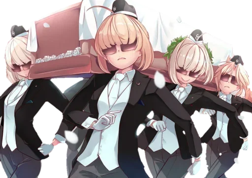 ⚰️ Стикер «Anime stickers» для Telegram