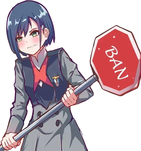 🔪 Стикер «Anime stickers» для Telegram